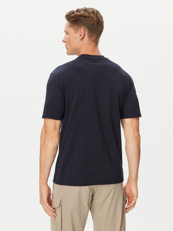 Napapijri Napapijri T-shirt S-Badge NP0A8949 Blu scuro Regular Fit
