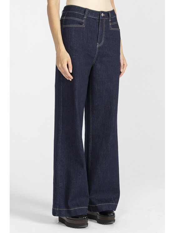 Deni Cler Milano Deni Cler Milano Jeansy T-DC-5261-E5-10-59-1 Granatowy Loose Leg