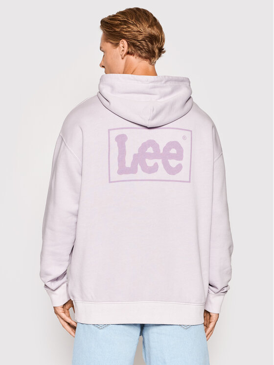 Lee Lee Felpa Logo L85JQVUU 112145622 Viola Loose Fit