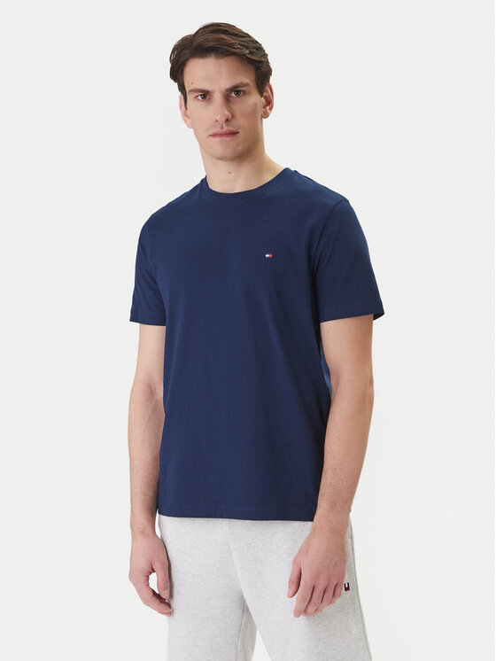 Tommy Hilfiger Tricou Ess Seasonal MW0MW39995 Bleumarin Regular Fit