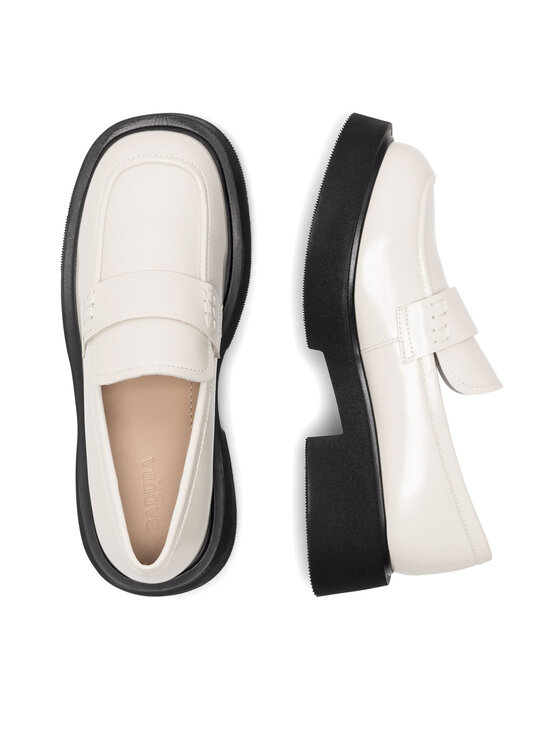 Badura Badura Loafersy WFA2588-1Z Biały