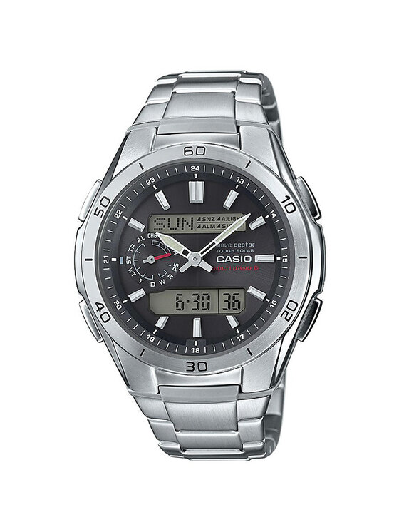 Casio Casio Zegarek WVA-M650D-1AER Srebrny