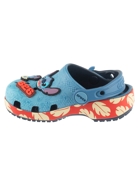 Crocs Crocs Klapki Classic Stitch Clog T Niebieski