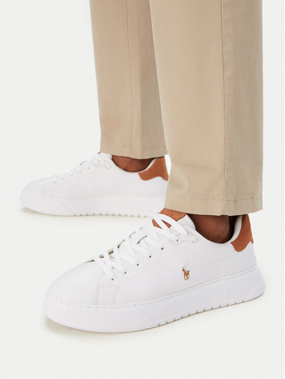 Polo Ralph Lauren Superge RLite Court Tumbled 809P07170001 Bela