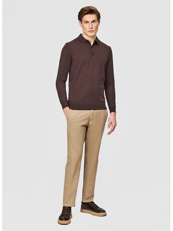 Pako Lorente Pako Lorente Sweter P26SF-2X-004 Brązowy Classic Fit