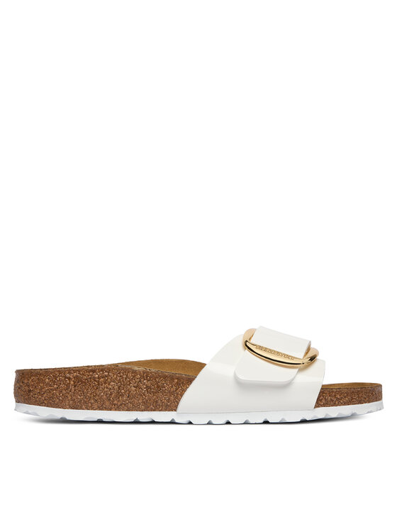 Birkenstock Birkenstock Klapki Madrid Big Buckle 1019814 Biały