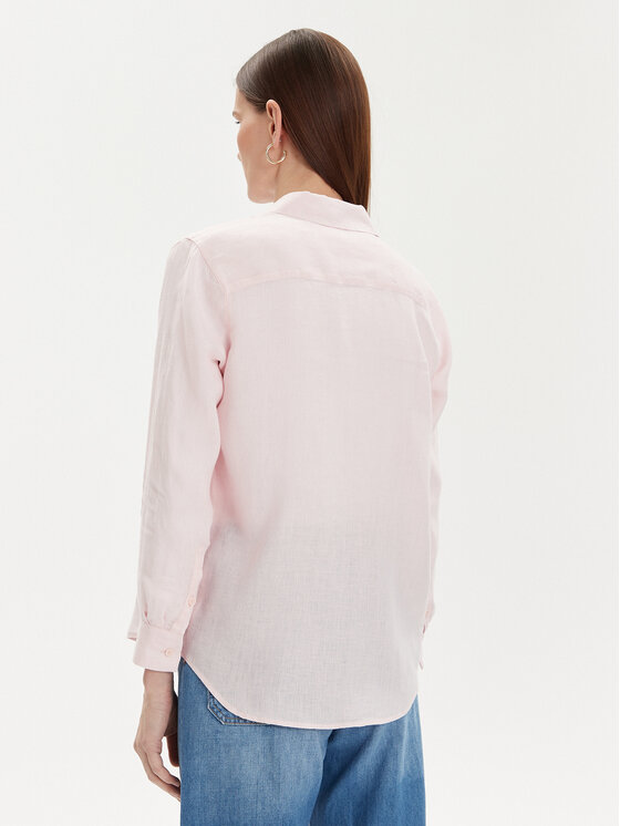 Tommy Hilfiger Tommy Hilfiger Πουκάμισο WW0WW42037 Ροζ Relaxed Fit
