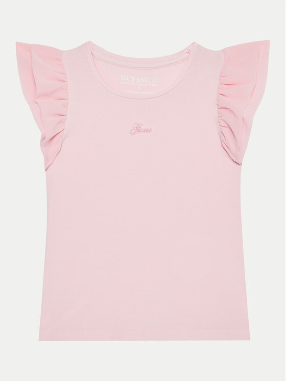 Guess Guess Bluse K5RI22 K6YW4 Rosa Regular Fit