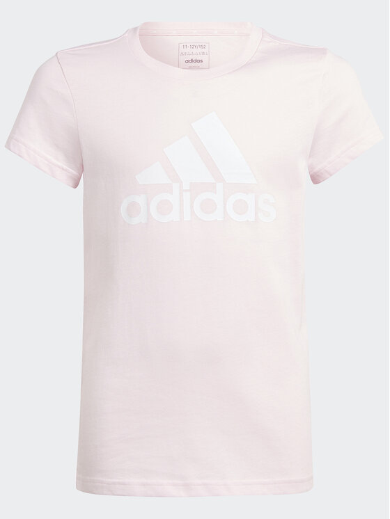 Adidas Majica Essentials Big Logo Cotton T-Shirt IC6123 Roza Slim Fit