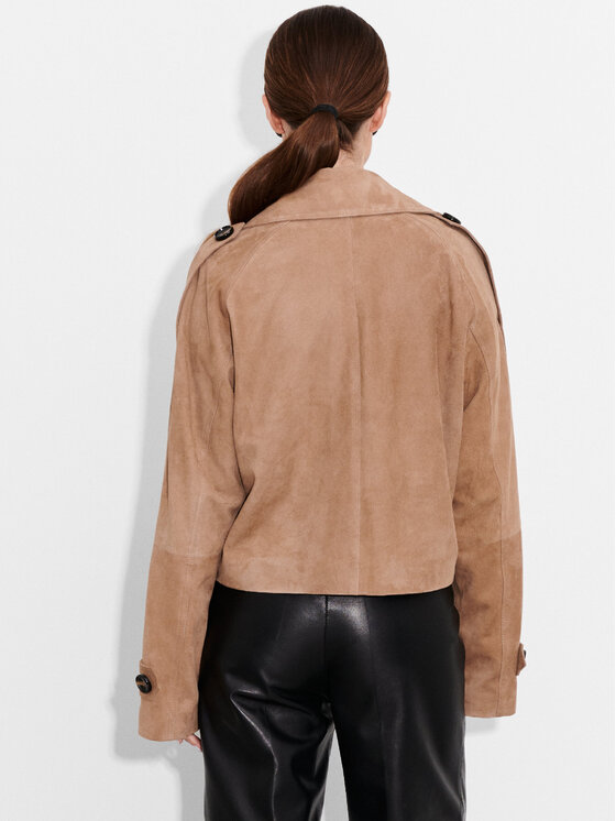 FAN LEATHER FAN LEATHER Kurtka skórzana JTLW876-50 Loose Fit