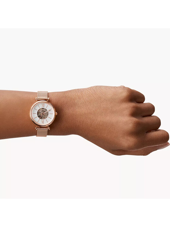 Fossil Fossil Hodinky ME3188 Růžové zlato
