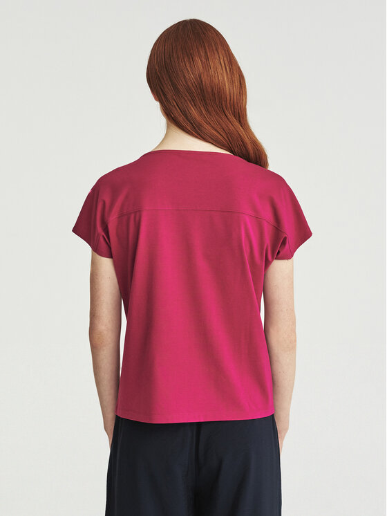 TATUUM TATUUM Bluzka MANDINI Różowy Classic Fit