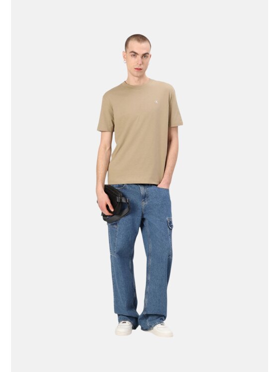 Calvin Klein Calvin Klein T-shirt q-roa-35015 Marrone Regular Fit