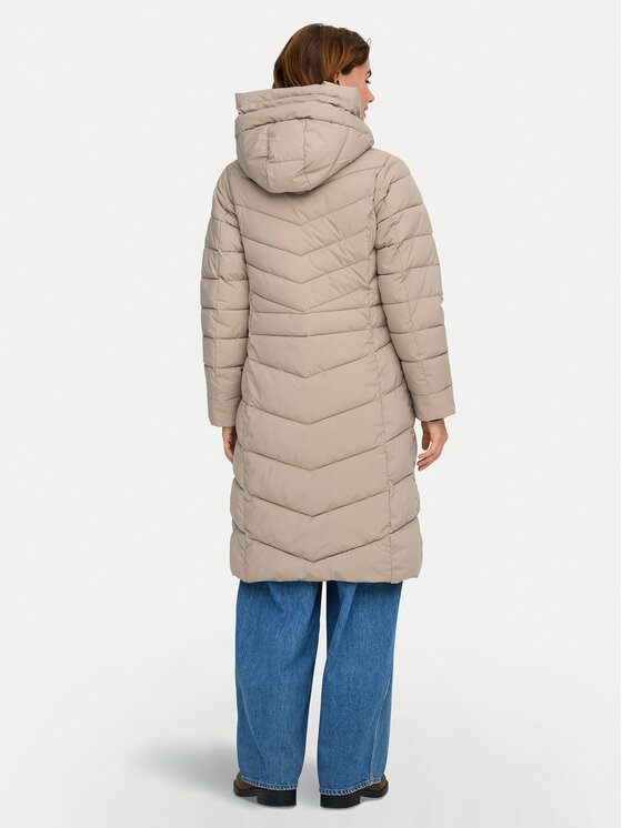 ONLY ONLY Žieminis paltas Juliet 15353149 Smėlio Regular Fit