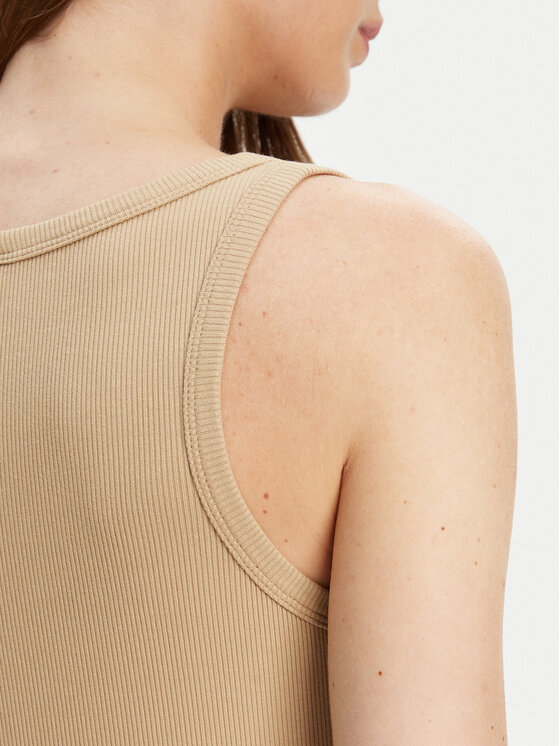 Guess Guess Top V4YP06 K8RT2 Beige Regular Fit