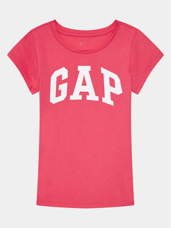 Gap Majica 460525-05 Roza Regular Fit