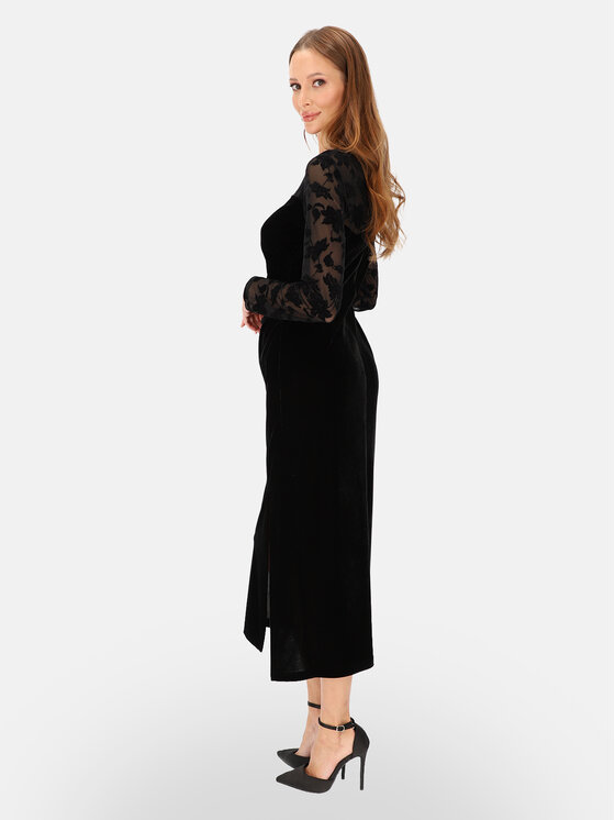 L’AF L’AF Sukienka koktajlowa Izabel Czarny Regular Fit