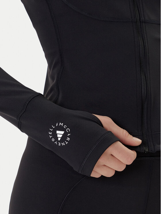 adidas by Stella McCartney adidas by Stella McCartney Tehnička majica Training Midlayer JW4551 Crna Slim Fit