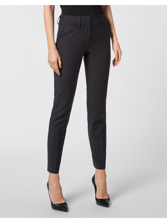 PHILIPP PLEIN PHILIPP PLEIN Pantaloni di tessuto 2913 Nero Flare Fit