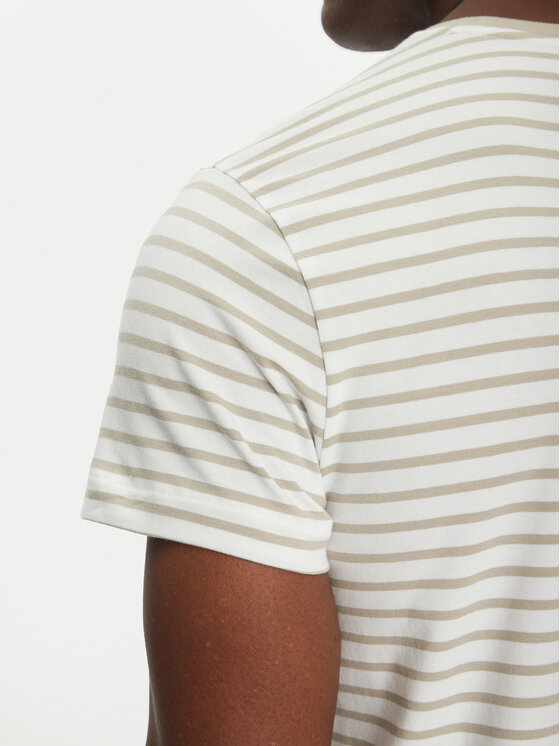 Calvin Klein Calvin Klein Футболка Stretch Slim Stripe T-Shirt K10K114177 Білий Regular Fit