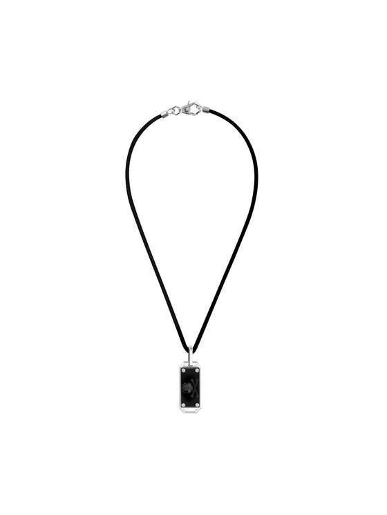 Colier PHILIPP PLEIN $Kull Bones PJWEA05NU Negru