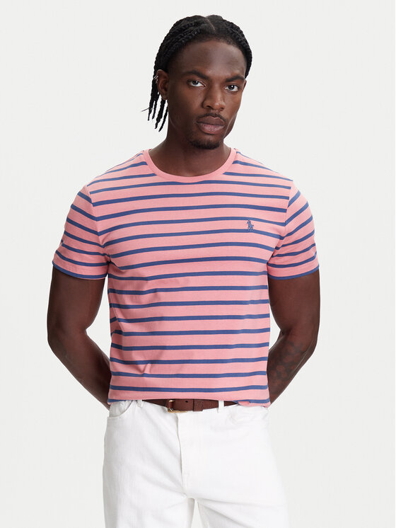 Polo Ralph Lauren Polo Ralph Lauren T-Shirt 710938134010 Czerwony Custom Slim Fit