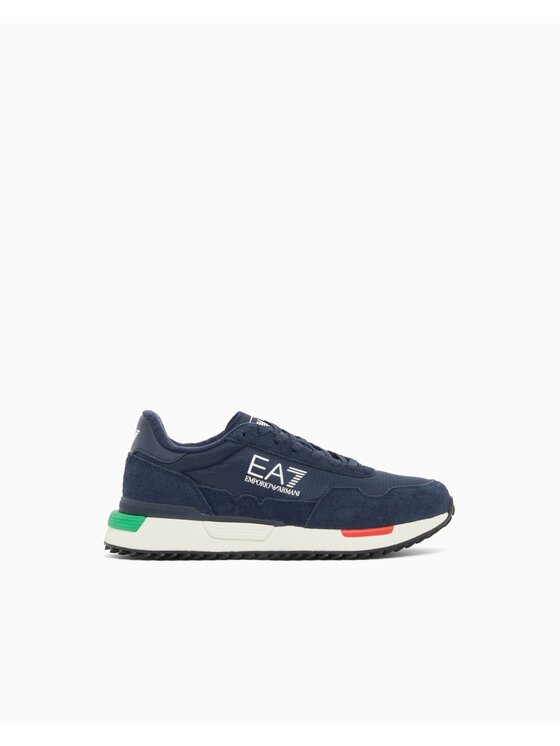 EA7 Emporio Armani EA7 Emporio Armani Sneakersy 7X000380-AF19175-MZ618 Granatowy
