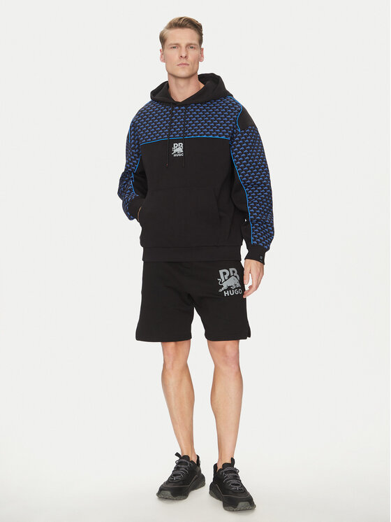 HUGO HUGO Mikina Dilverston_RB 50542808 Černá Regular Fit