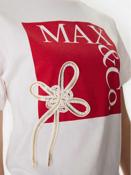 MAX&Co. MAX&Co. Tricou Mcivolare 2618971016200 Écru Regular Fit