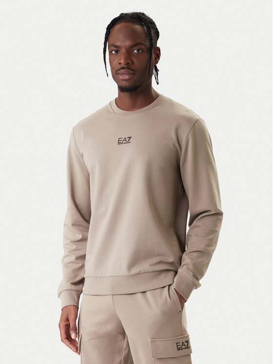 EA7 Emporio Armani EA7 Emporio Armani Mikina 8NPM30 PJVRZ U6167 Béžová Regular Fit