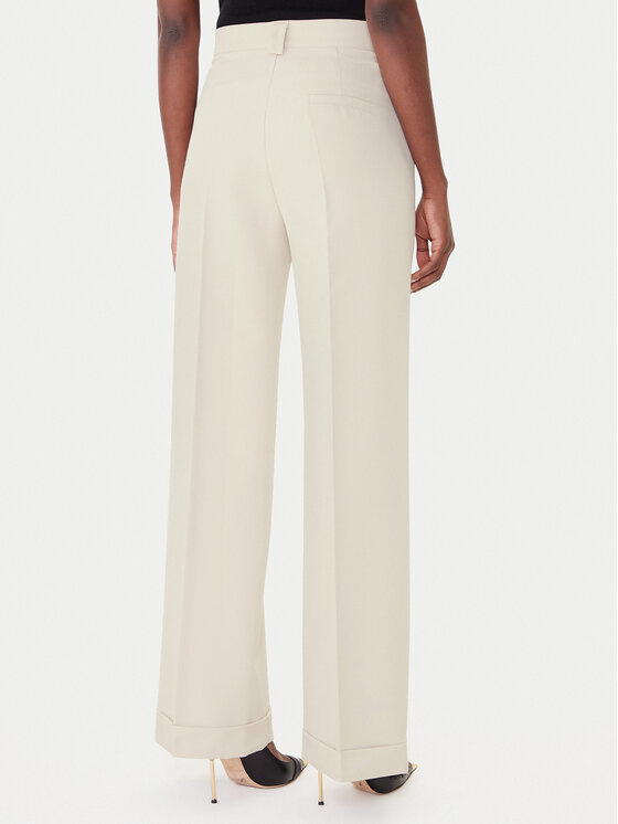 Maryley Maryley Штани з тканини 25IB563/43LA Бежевий Regular Fit