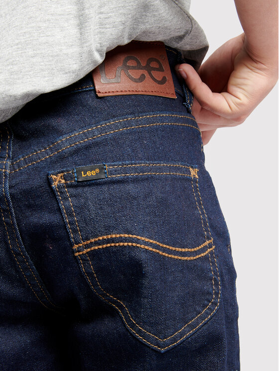 Lee Lee Jeansy LEE0012 Granatowy Regular Fit