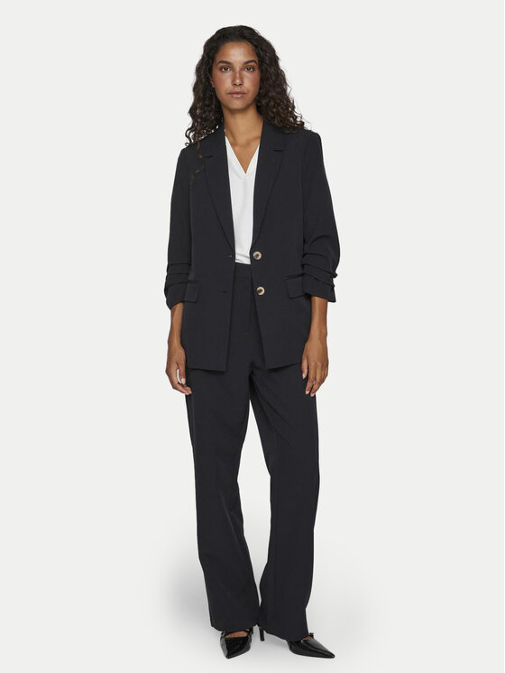 Vila Vila Sakko Mary 14096223 Schwarz Regular Fit