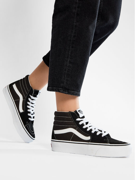 Vans Vans Sneakers aus Stoff Sk8-Hi Platform 2 VN0A3TKN6BT Schwarz