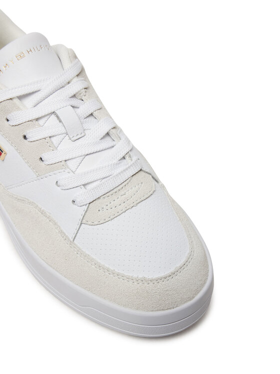 Tommy Hilfiger Tommy Hilfiger Sneakersy Essent Basket FW0FW08615 Biela