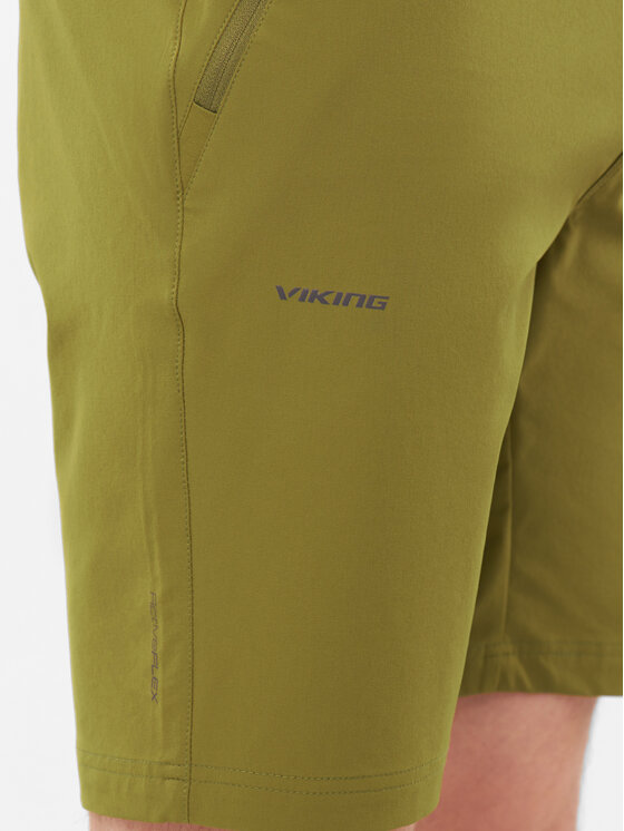 Viking Viking Szorty Spodenki Sequoia Bamboo Man Zielony Regular Fit