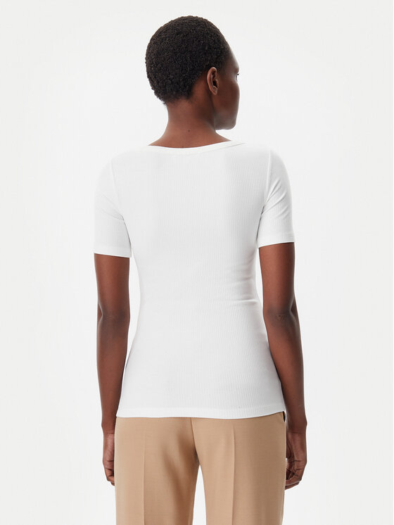 Tommy Hilfiger Tommy Hilfiger T-Shirt WW0WW37866 Εκρού Slim Fit