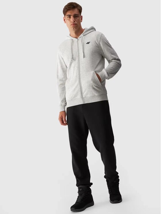 4F 4F Hanorac 4FWMM00TSWSM1466 Gri deschis Regular Fit
