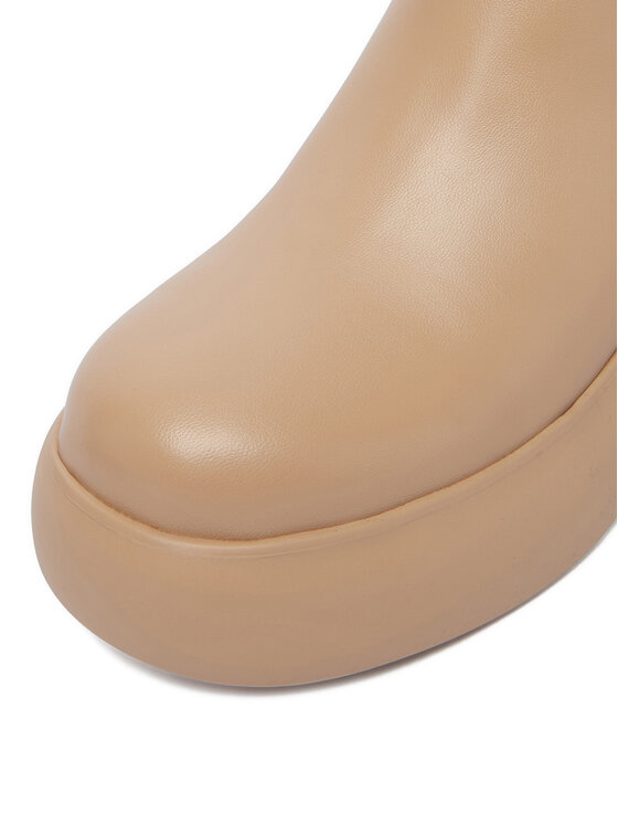 Simple Simple Īsie zābaki SL-26-02-000039 Bēšs