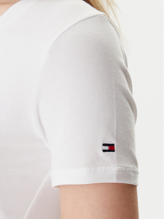 Tommy Hilfiger Tommy Hilfiger Комплект тениски UW0UW05974 Цветен Slim Fit