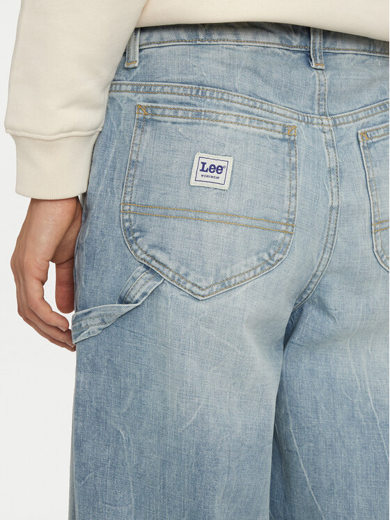 Lee Lee Jeansy Carpenter 112355208 Niebieski Loose Fit