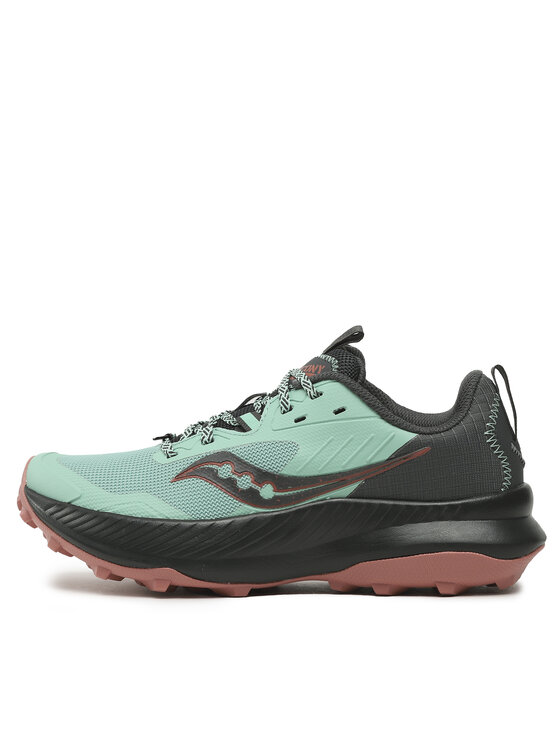 Saucony Saucony Skriešanas apavi Blaze TR S10845-25 Zaļš