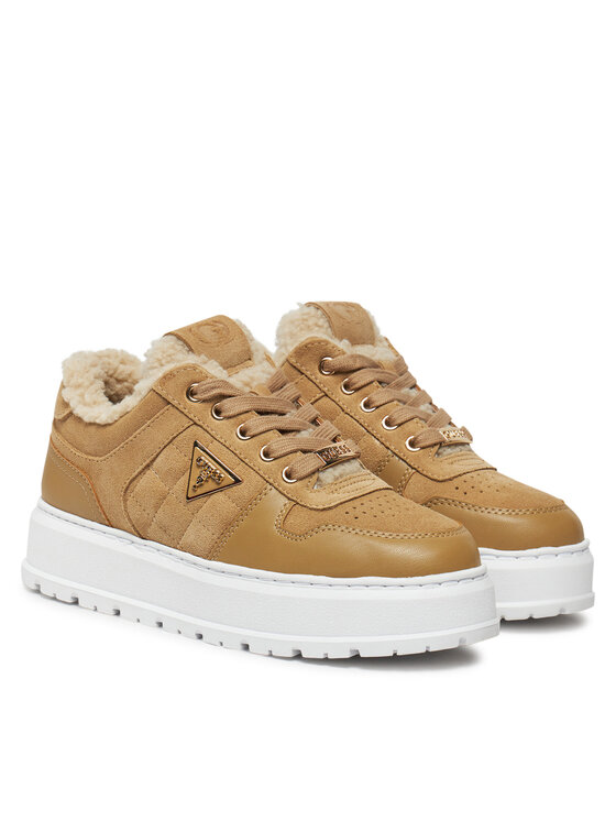 Guess Guess Αθλητικά Terria FLFTER SUE12 Μπεζ