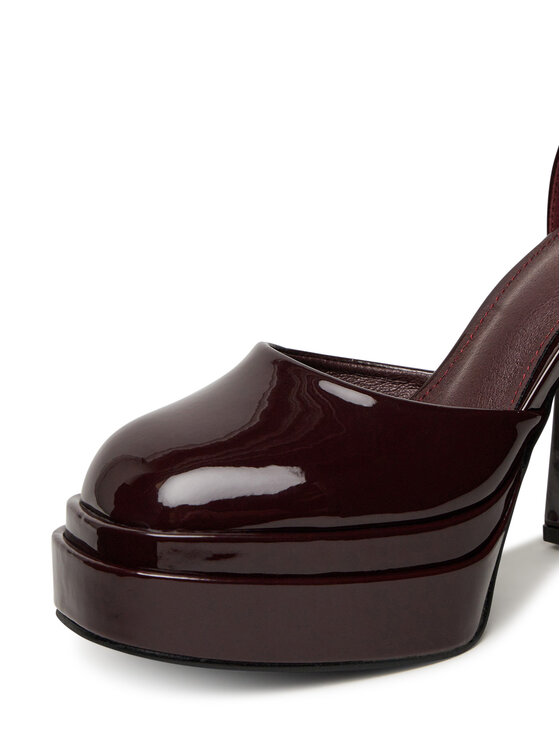DeeZee DeeZee Halbschuhe LW85478-6 Dunkelrot