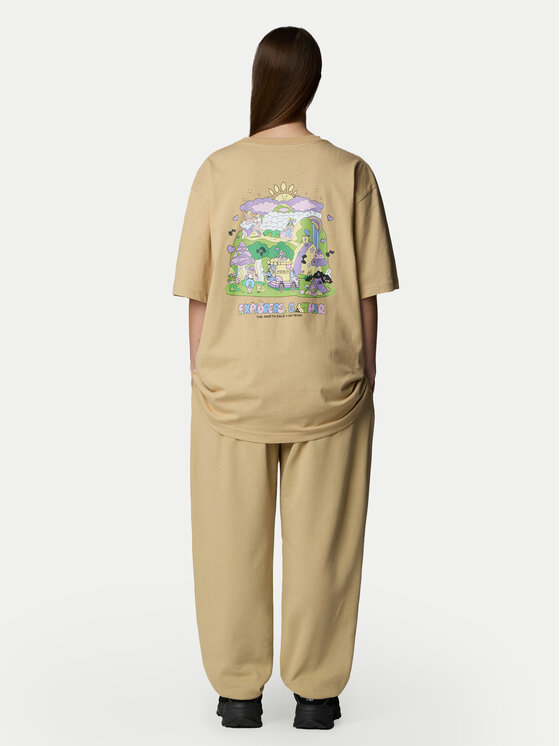 The North Face The North Face T-krekls Unisex Mountain Cleanup NF0A8C4D Bēšs Oversize