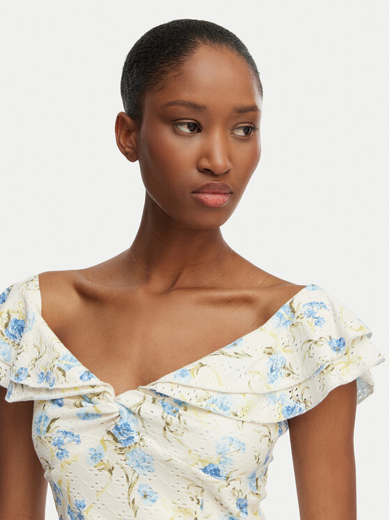 Guess Guess Bluse W6GP23 K3106 Creme Regular Fit