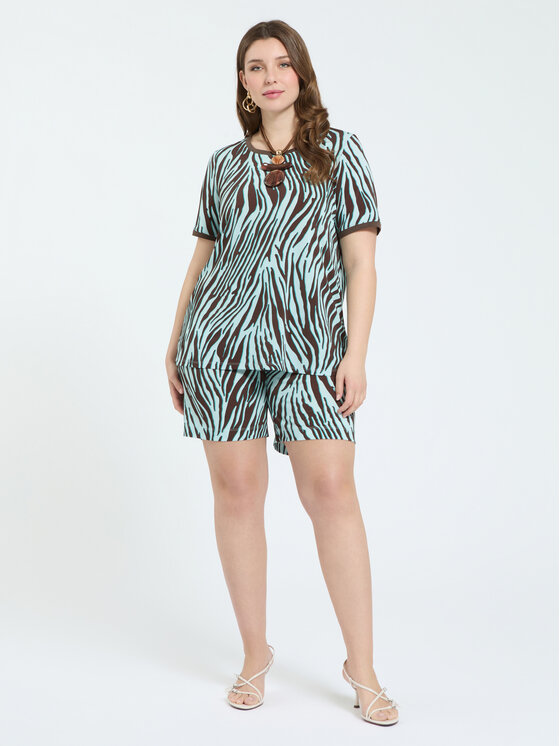Fiorella Rubino Fiorella Rubino T-shirt G0ECL009346N0Z2 Marrone Regular Fit