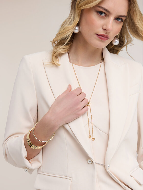 Motivi Motivi Giacca di transizione Q051Q001067N002 Bianco Regular Fit