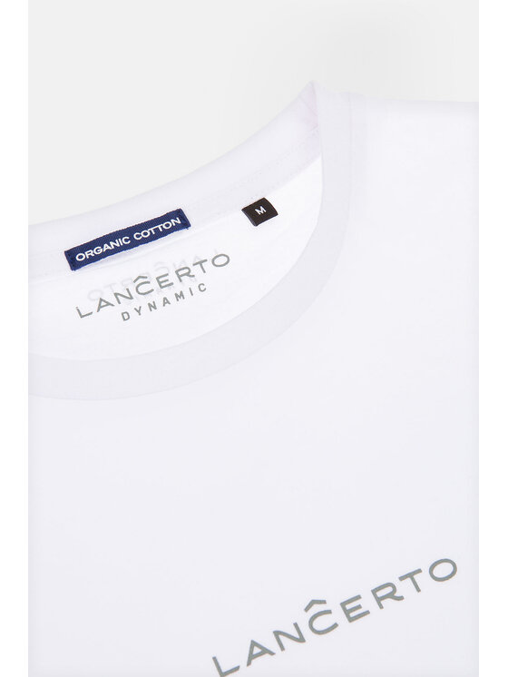 Lancerto Lancerto T-Shirt Rory TS073221000001 Biały Regular Fit