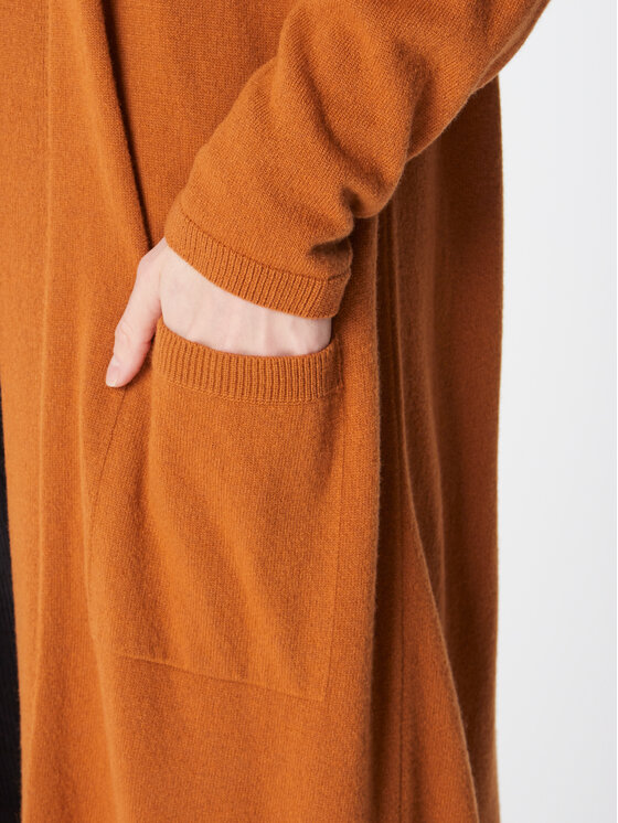 Cardigan 1044D600W Marrone Regular Fit